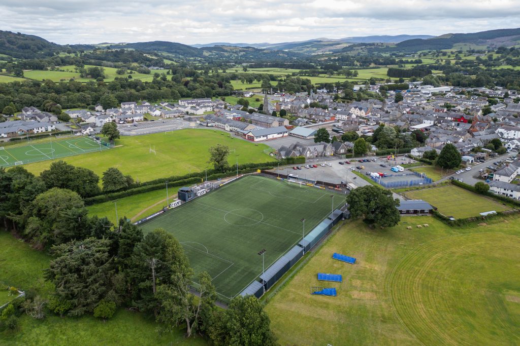 BALA, WALES - 08 AUGUST 2025: A general view of Maes Tegid, Home of Bala Town ahead of the JD Cymru Premier between Bala Town and Flint Town at the Maes Tegid in Bala on the 08th August 2025. (Pic by Craig Thomas/FAW)